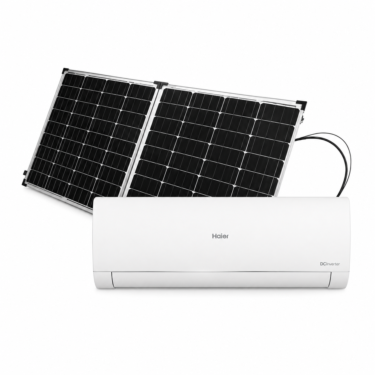 Haier Solar Hybrid T3 Plus 1.5 Ton Inverter AC is designed for customers looking for efficient cooling, heating and solar-compatible operation. With Solar Hybrid Technology, DC Inverter performance, Heat & Cool functionality, WiFi control, Turbo cooling and Self-Cleaning, this Haier AC offers a practical solution for modern homes and offices. Haier Solar Hybrid T3 Plus 1.5 Ton Inverter AC The Haier Solar Hybrid T3 Plus 1.5 Ton Inverter AC combines inverter air conditioning with solar hybrid technology. Its 1.5 Ton capacity is suitable for medium-sized rooms such as bedrooms, living rooms and offices, depending on insulation, sunlight exposure, ceiling height and other room conditions. The Ocean White finish gives the indoor unit a clean and modern appearance that can complement different interior styles. Solar Hybrid Technology One of the main features of the Haier Solar Hybrid T3 Plus 1.5 Ton Inverter AC is its Solar Hybrid Technology. The system is designed to work with solar power, helping reduce dependence on grid electricity when suitable solar power is available. This makes the model particularly useful for households and businesses interested in solar-powered air conditioning and reducing electricity consumption. Heat & Cool Performance This Haier Solar Hybrid AC provides both cooling and heating for year-round comfort. It offers approximately 21,000 BTU cooling capacity and 23,000 BTU heating capacity. The cooling mode helps maintain comfortable temperatures during hot weather, while the heating function provides warmth during colder months. Turbo Cooling & Efficient Inverter Operation The Turbo Function helps provide faster cooling when the room needs to reach the desired temperature quickly. Its DC Inverter system adjusts compressor operation according to the cooling requirement, supporting efficient everyday performance. Actual electricity consumption depends on temperature settings, room insulation, outdoor temperature, solar availability and usage patterns. WiFi Smart Control The Haier Solar Hybrid T3 Plus 1.5 Ton Inverter AC features WiFi connectivity and compatible Haismart App control. Users can conveniently manage the AC through a smartphone, making it easier to adjust settings remotely. Self-Clean & Anti-Corrosion Protection The Self-Clean function helps reduce dust and buildup inside the indoor unit, supporting cleaner airflow and easier maintenance. Anti-Corrosion protection provides additional protection against challenging environmental conditions and supports long-term durability. UPS Support & Quiet Operation The model is designed to support backup power operation, making it a useful option for areas where power interruptions occur. Its low-noise operation is also suitable for bedrooms, living rooms and offices where a quieter environment is preferred. Ideal Room Size The 1.5 Ton capacity is generally suitable for medium-sized rooms of approximately 180–220 sq. ft. Actual performance can vary depending on room insulation, ceiling height, sunlight exposure, windows and number of occupants. Explore our Haier AC and DC Inverter AC categories to compare other models available at ASZ Electronics. Frequently Asked Questions Is the Haier Solar Hybrid T3 Plus Heat & Cool? Yes. The Haier Solar Hybrid T3 Plus 1.5 Ton Inverter AC provides both cooling and heating for year-round use. Can this Haier AC work with solar power? Yes. It features Solar Hybrid Technology designed for operation with solar power when suitable solar energy is available. Does this AC have WiFi? Yes. The model supports WiFi and compatible Haismart App control. What is the cooling capacity? The AC provides approximately 21,000 BTU cooling capacity and 23,000 BTU heating capacity. Does it have Self-Clean? Yes. The Self-Clean function helps maintain the indoor unit and supports cleaner airflow. What room size is suitable for this AC? The 1.5 Ton capacity is generally suitable for medium-sized rooms of approximately 180–220 sq. ft., depending on room conditions. Why Choose the Haier Solar Hybrid T3 Plus? The Haier Solar Hybrid T3 Plus 1.5 Ton Inverter AC combines Solar Hybrid Technology, DC Inverter performance, Heat & Cool operation, WiFi control, Turbo cooling, Self-Cleaning, Anti-Corrosion protection and backup power support. It is a strong option for customers looking for a Haier solar AC that provides smart control and year-round comfort. Internal Links: Link Haier AC, DC Inverter AC, and Air Conditioner naturally to their relevant ASZ Electronics category pages. Avoid repeating the same anchor text excessively. External Link: Add one authoritative external link to the relevant official Haier product/support page for additional product or warranty information.3