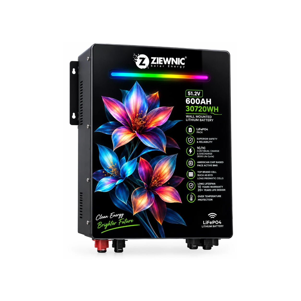 51.2V 600Ah Wall Mounted Lithium Battery